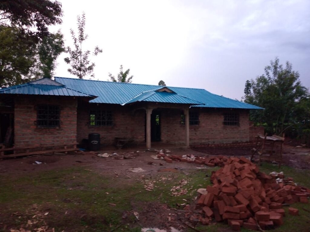 New blue roof nearing completion